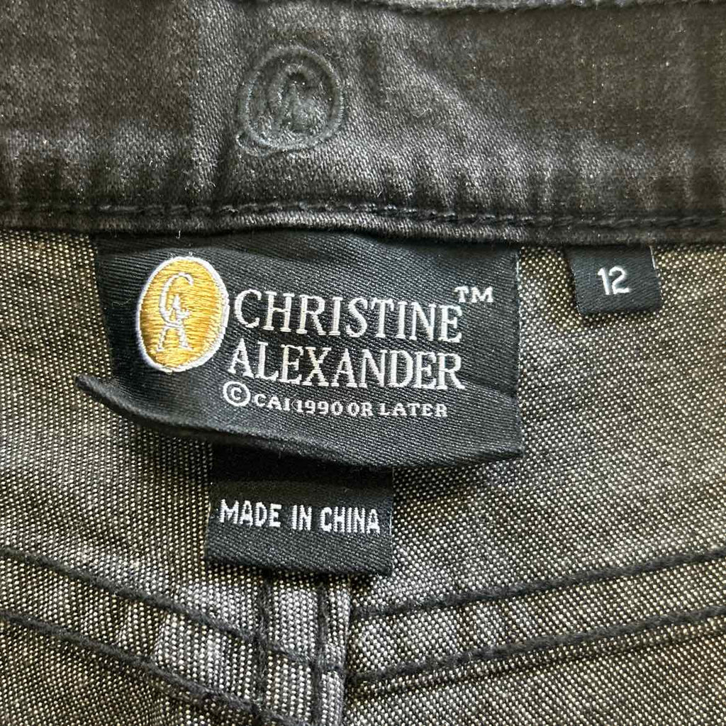 Christine Alexander Size 12 Black Jeans
