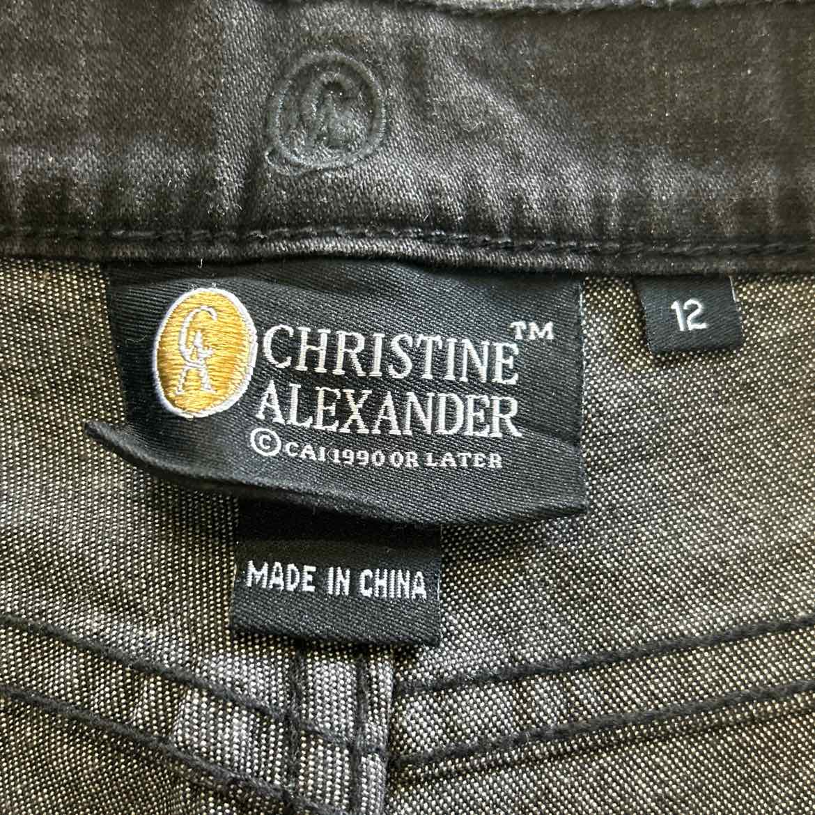 Christine Alexander Size 12 Black Jeans