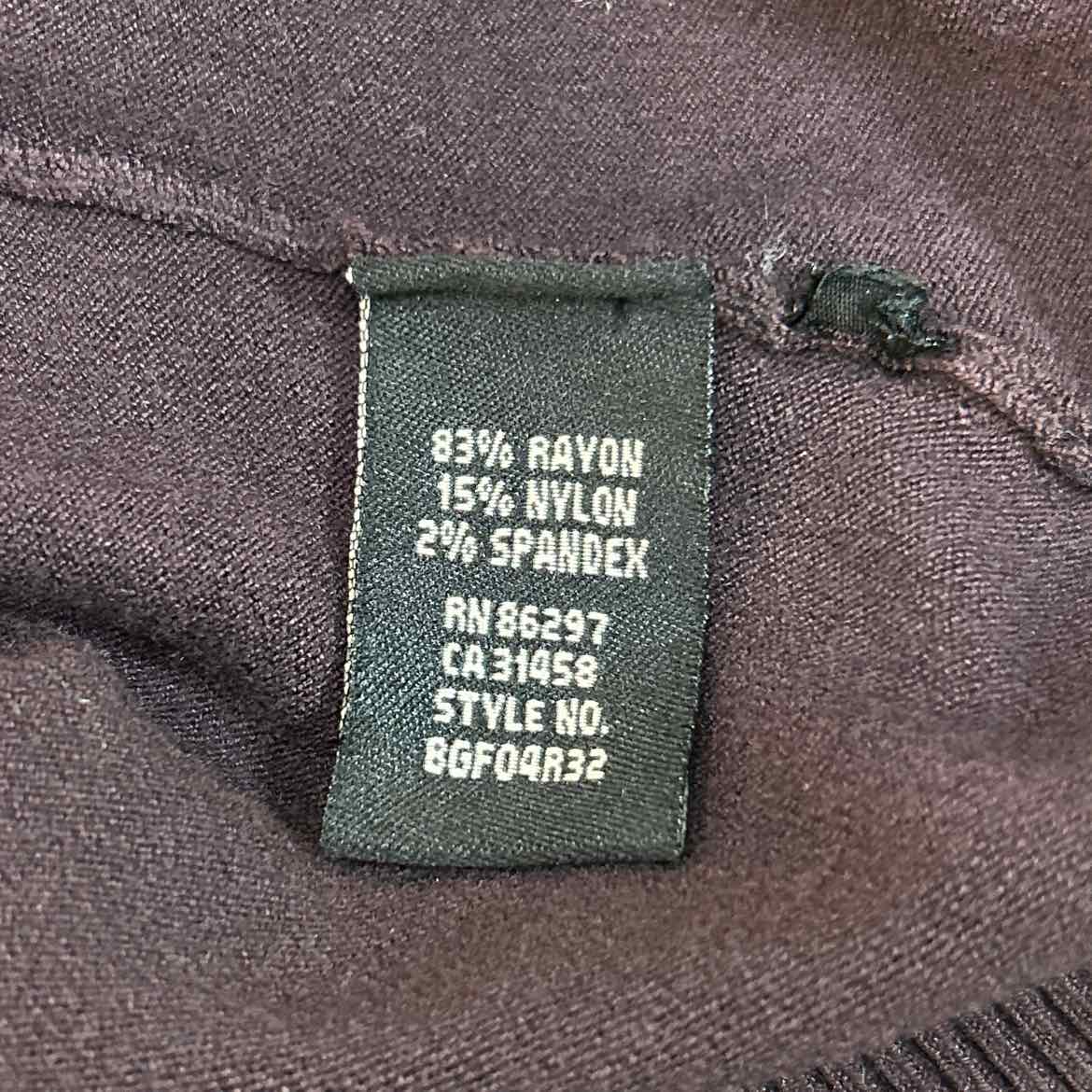 BCBG Size M Plum Preloved Longsleeve