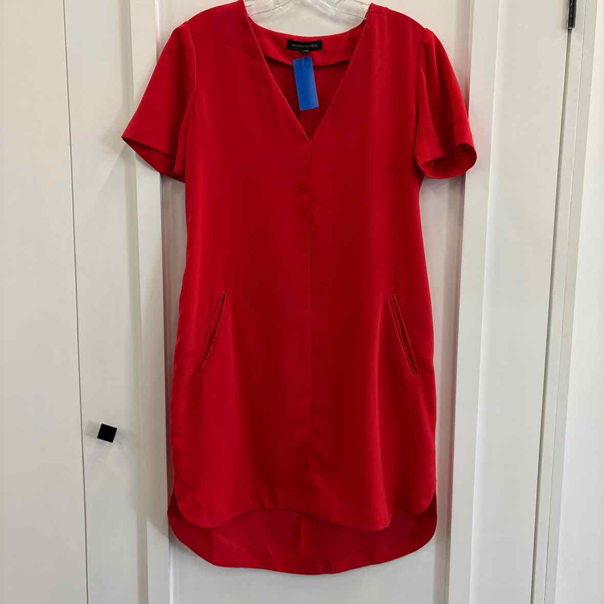 Banana Republic Size 6 Red Dress