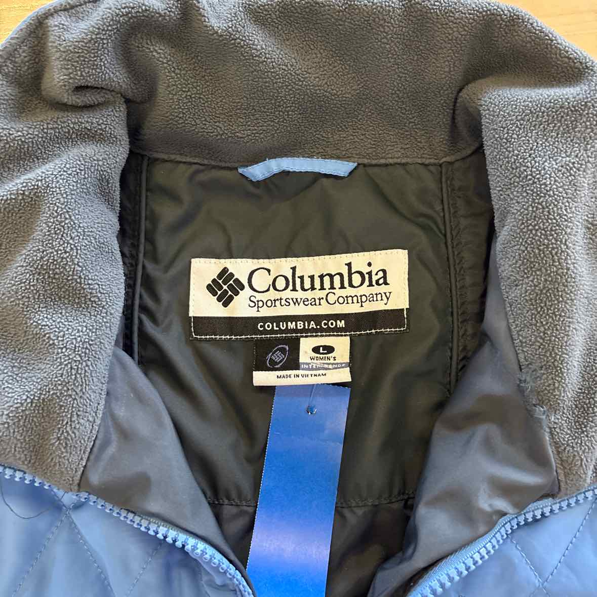 Columbia Size L Blue Jacket