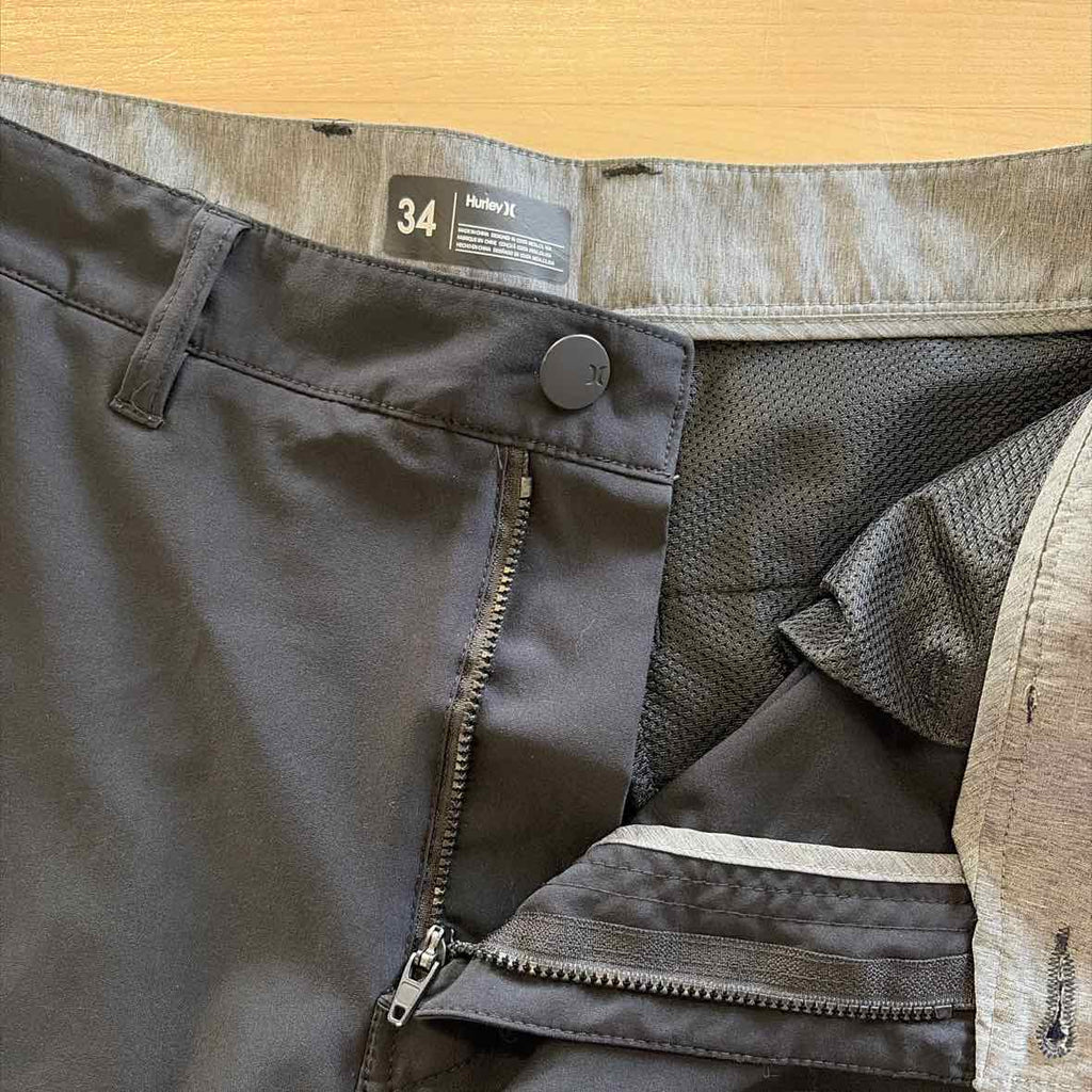 Hurley Men's Size 34 Black MENS Shorts