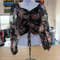 Ricki's Size XS Black Preloved Blouse LS