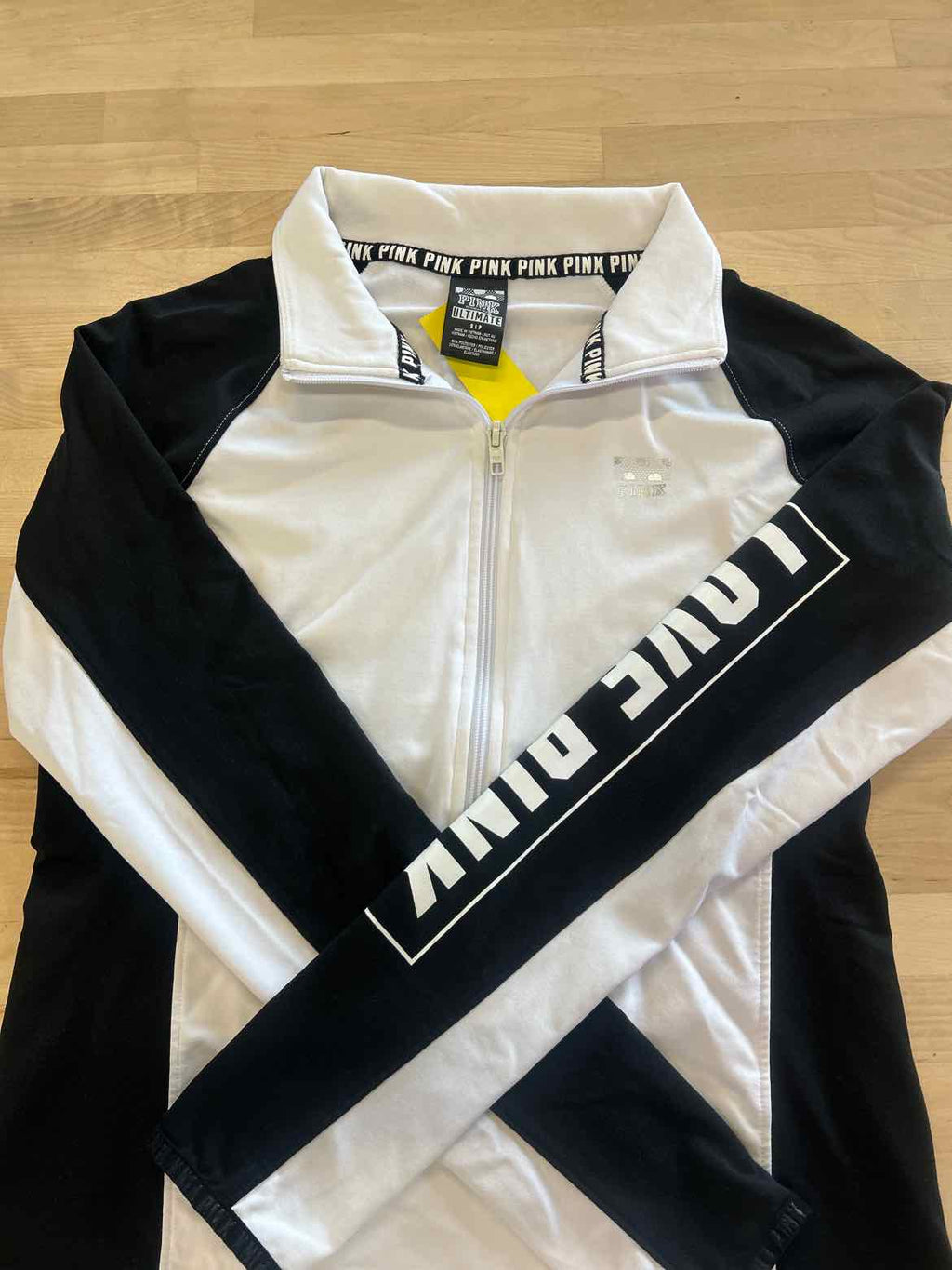 Pink Size S White & Black Jacket