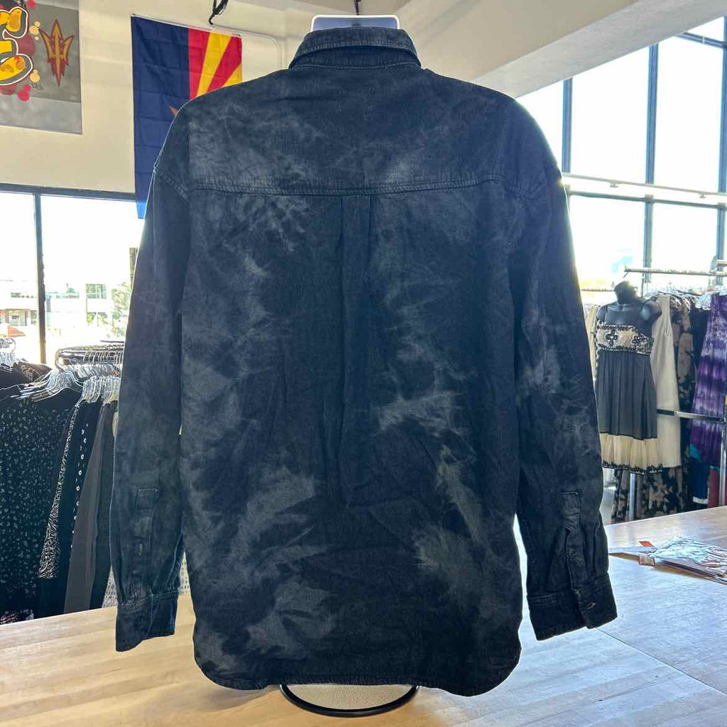 Mode Of One Size L Blue New MENS Long Sleeve Shirt