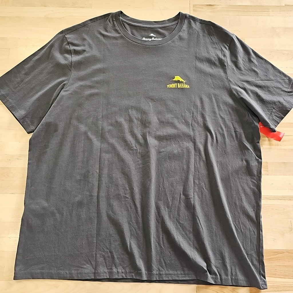 Tommy Bahama Size XXXL  Claw Me Old Fashioned Graphic T-Shirt - Coal