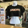 Chicme Size M Black Preloved Crop Top