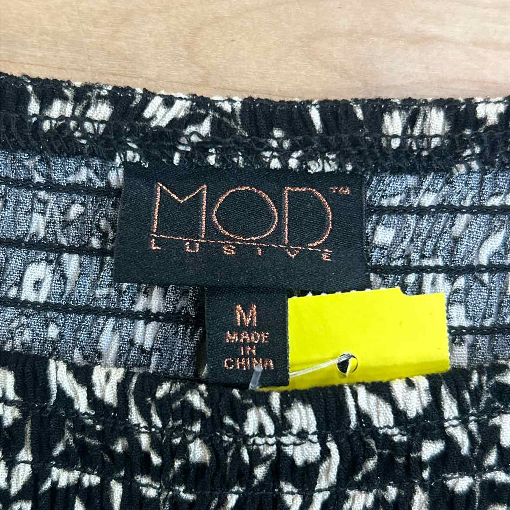 Mod lusive Size M Black Beige New Shirt