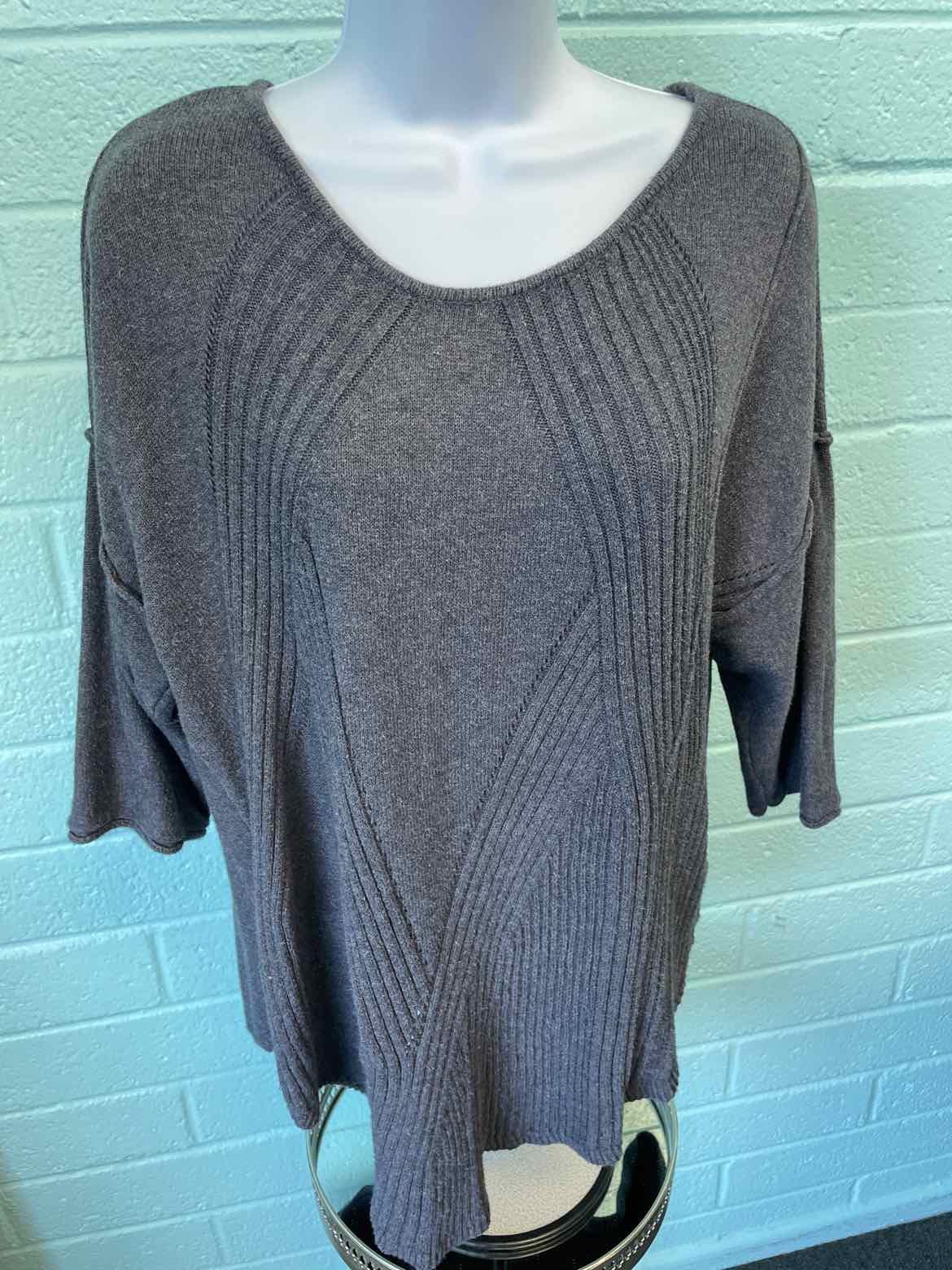 Westbound Size 1X Gray Sweater