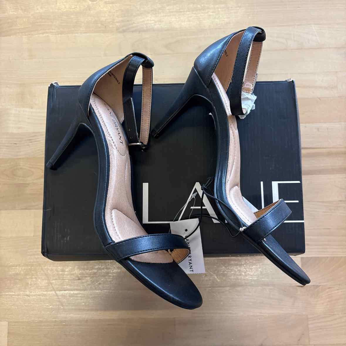 Lane Bryant Size 8W Black New Heels