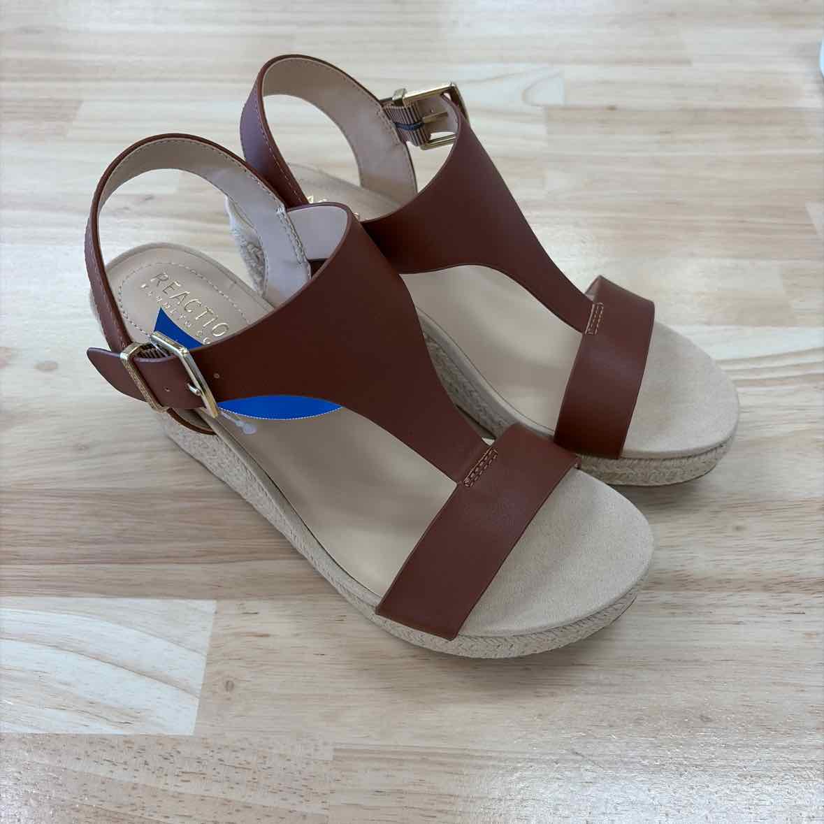 Kenneth Cole Size 6 Women's Card Wedge Espadrille Sandals