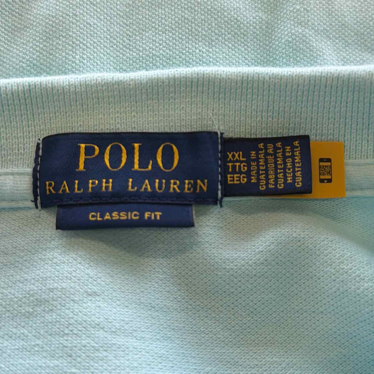 Ralph Lauren Size XXL Teal Preloved MENS Polo