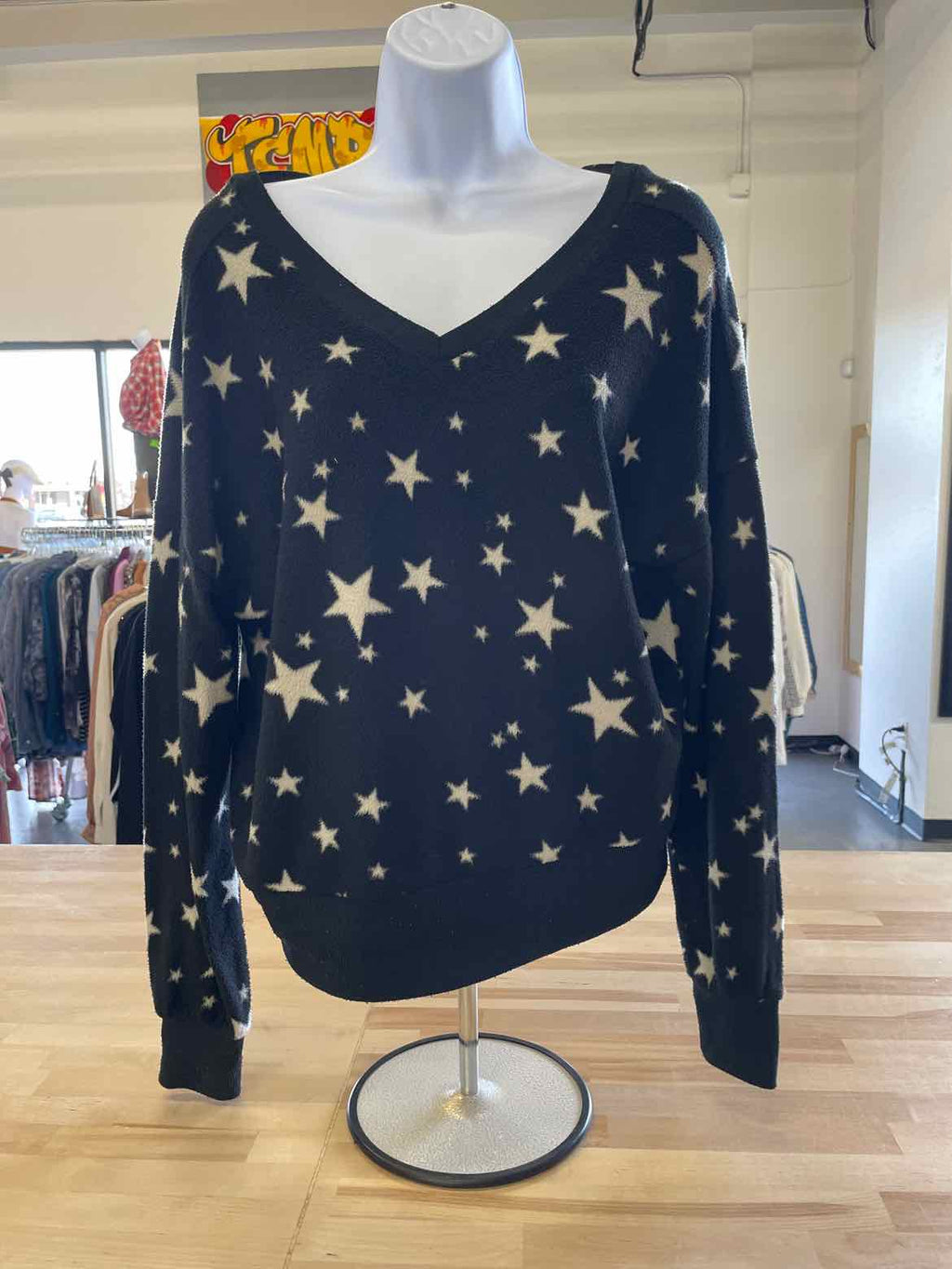 Derek Heart Size S Black Longsleeve