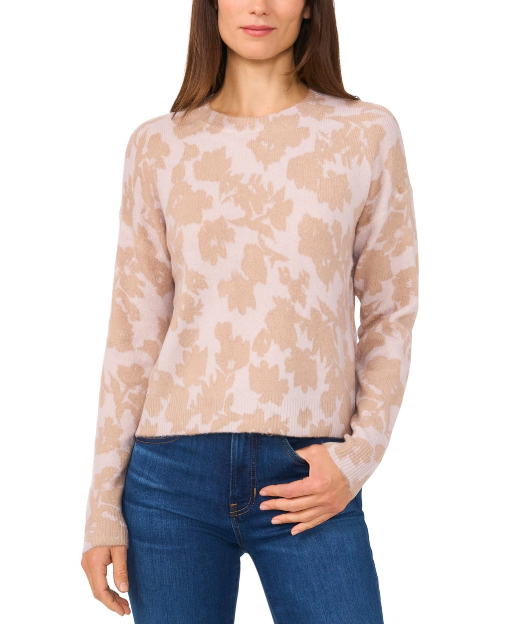CeCe Size L Tan New Sweater