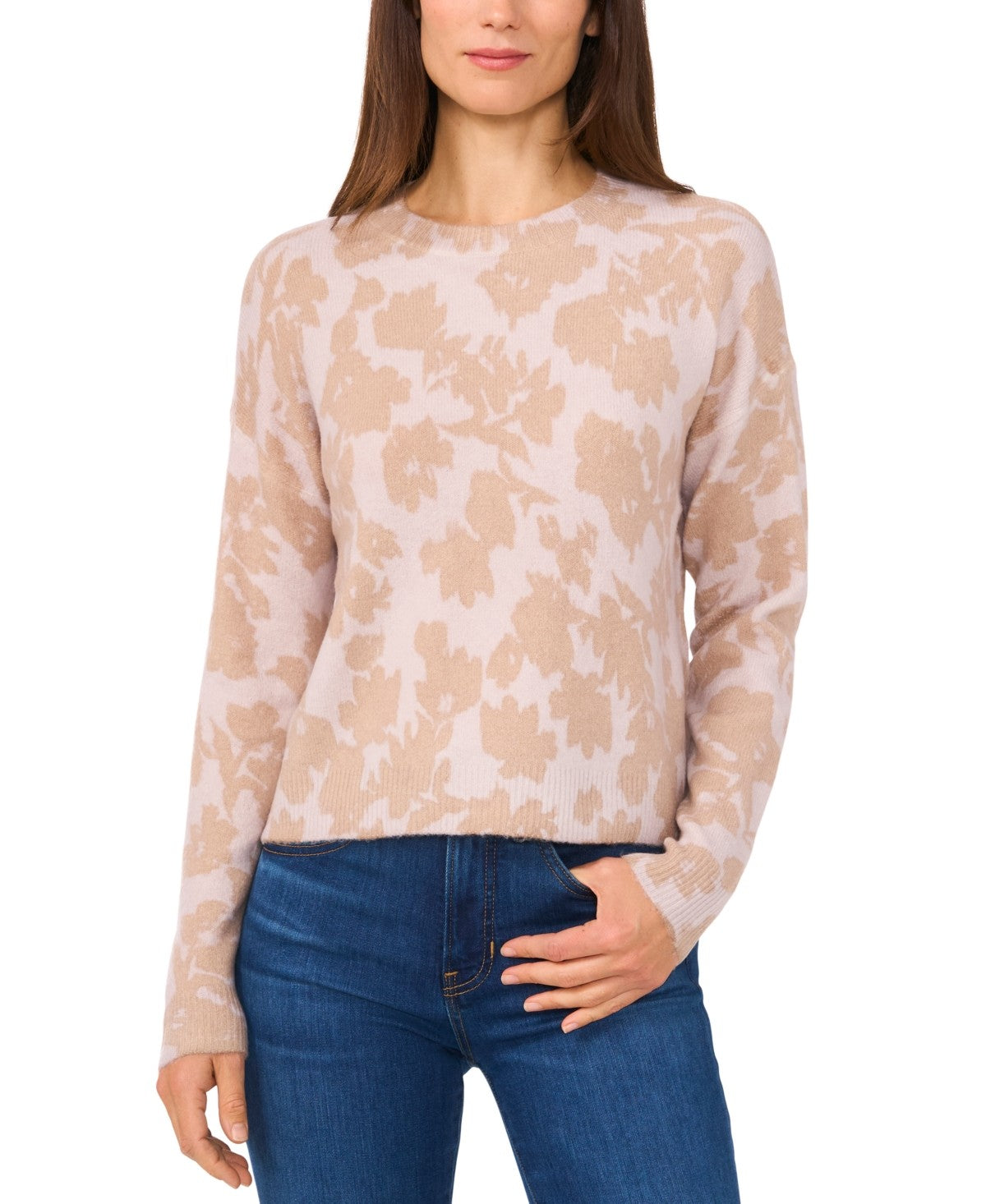 CeCe Size L Tan New Sweater