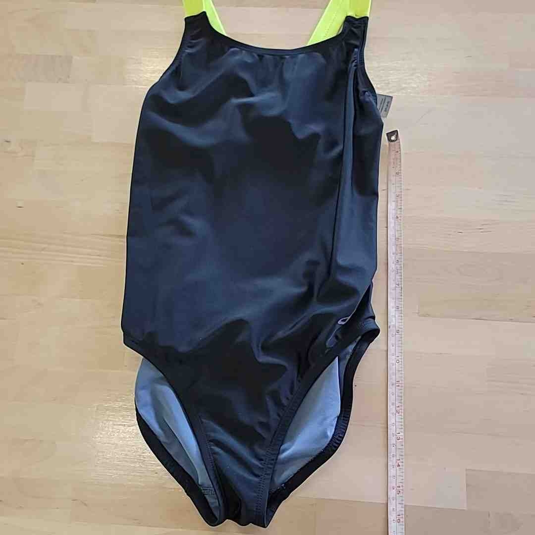 Champion Black & Yellow Size S Swimsuit
