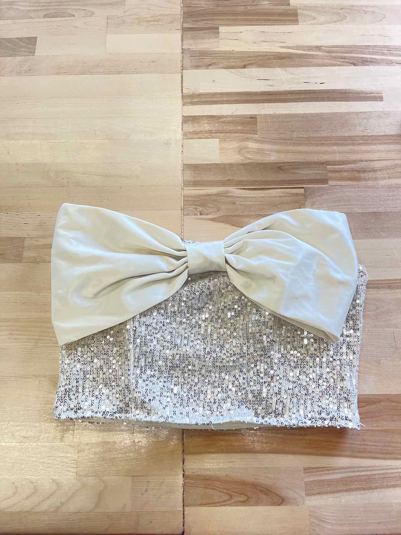 Wild Fox Size M Gold Sequined Preloved Tube