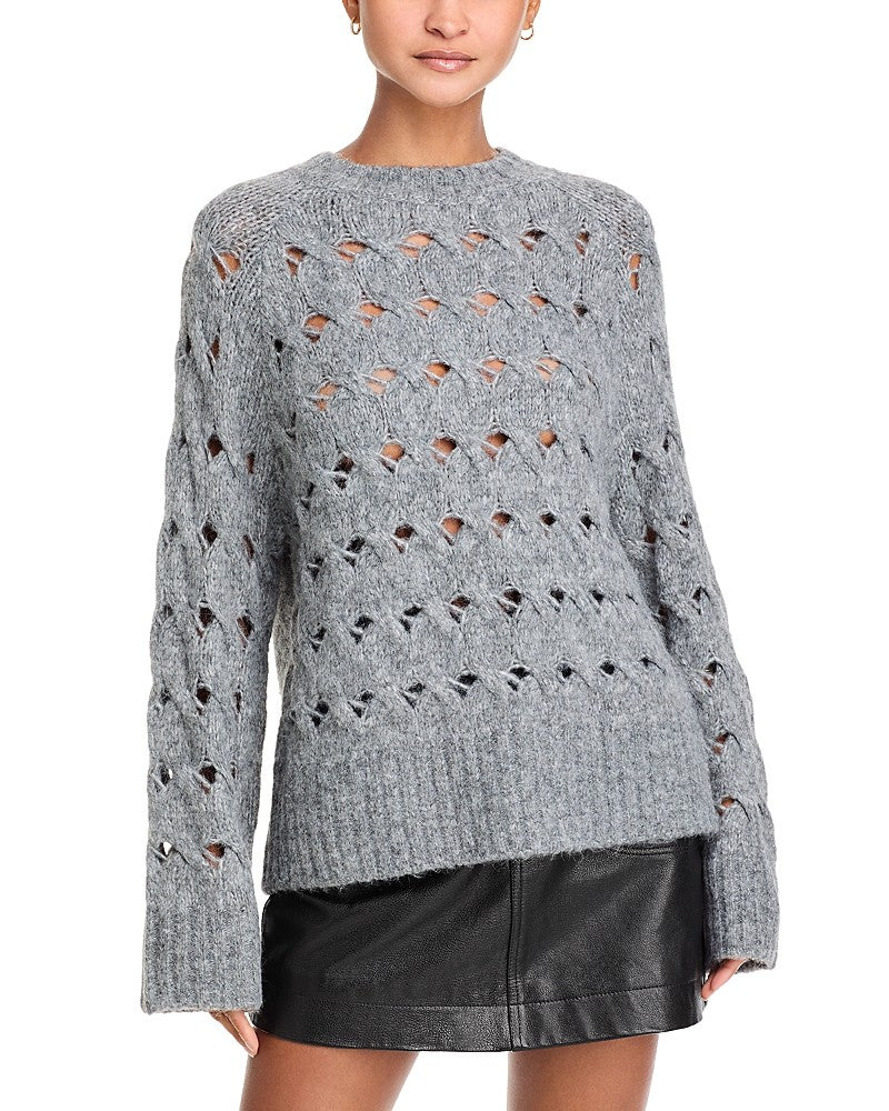 Steve Madden Sonora Open Cable Knit Sweater