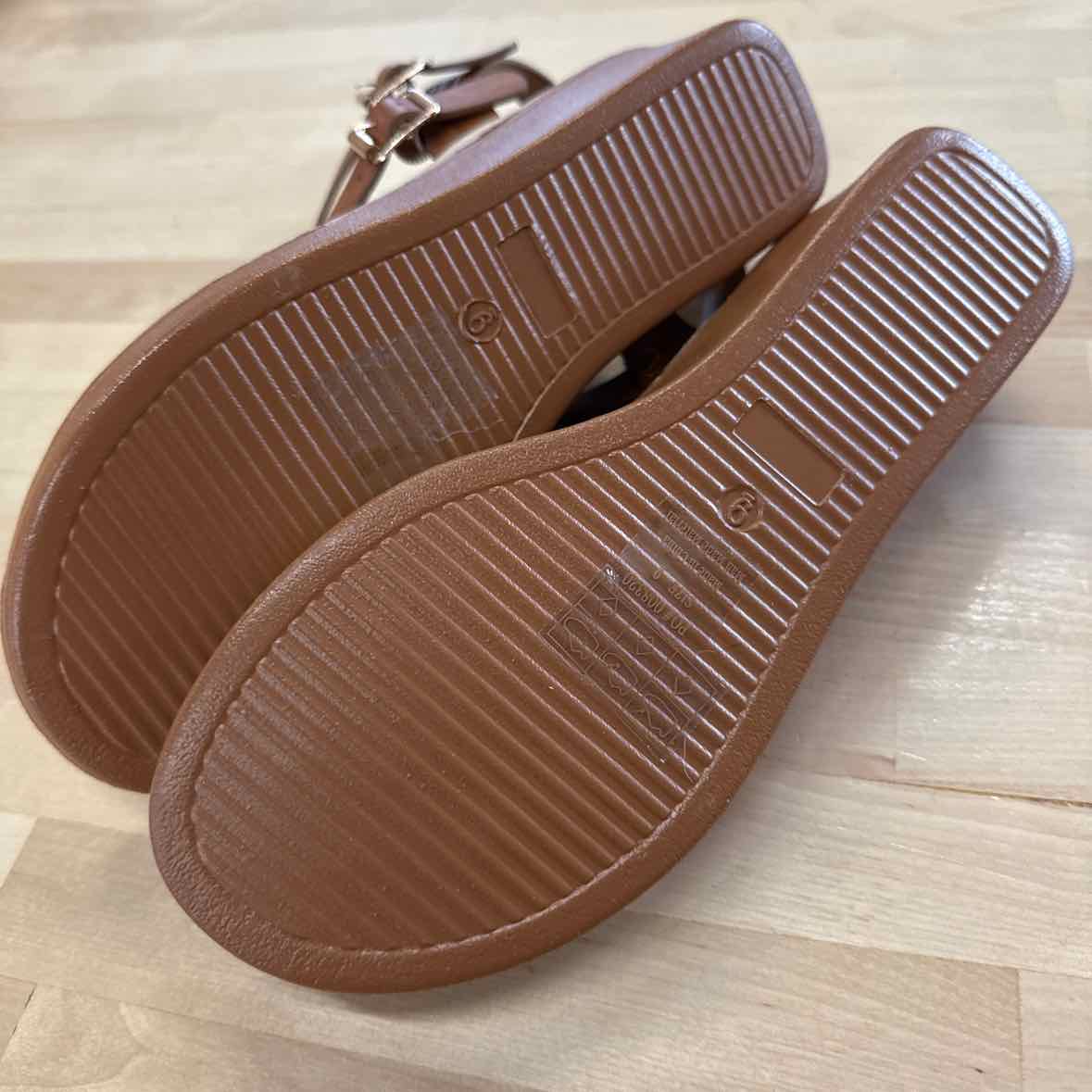 Journee Size 9 Tan Tru Comfort Foam Bianca Wedge Sandals