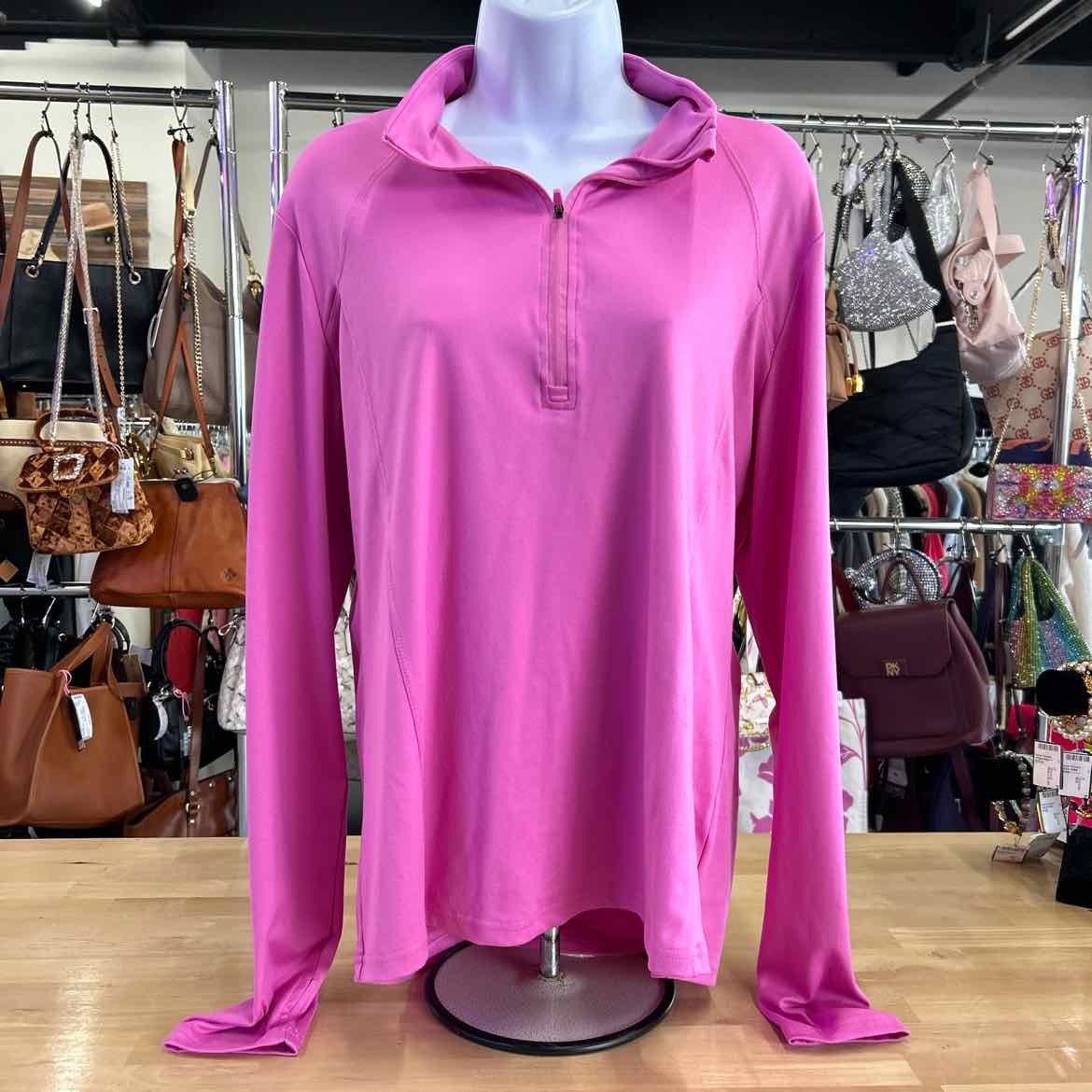 Jockey Size L Pink Athletic Jacket