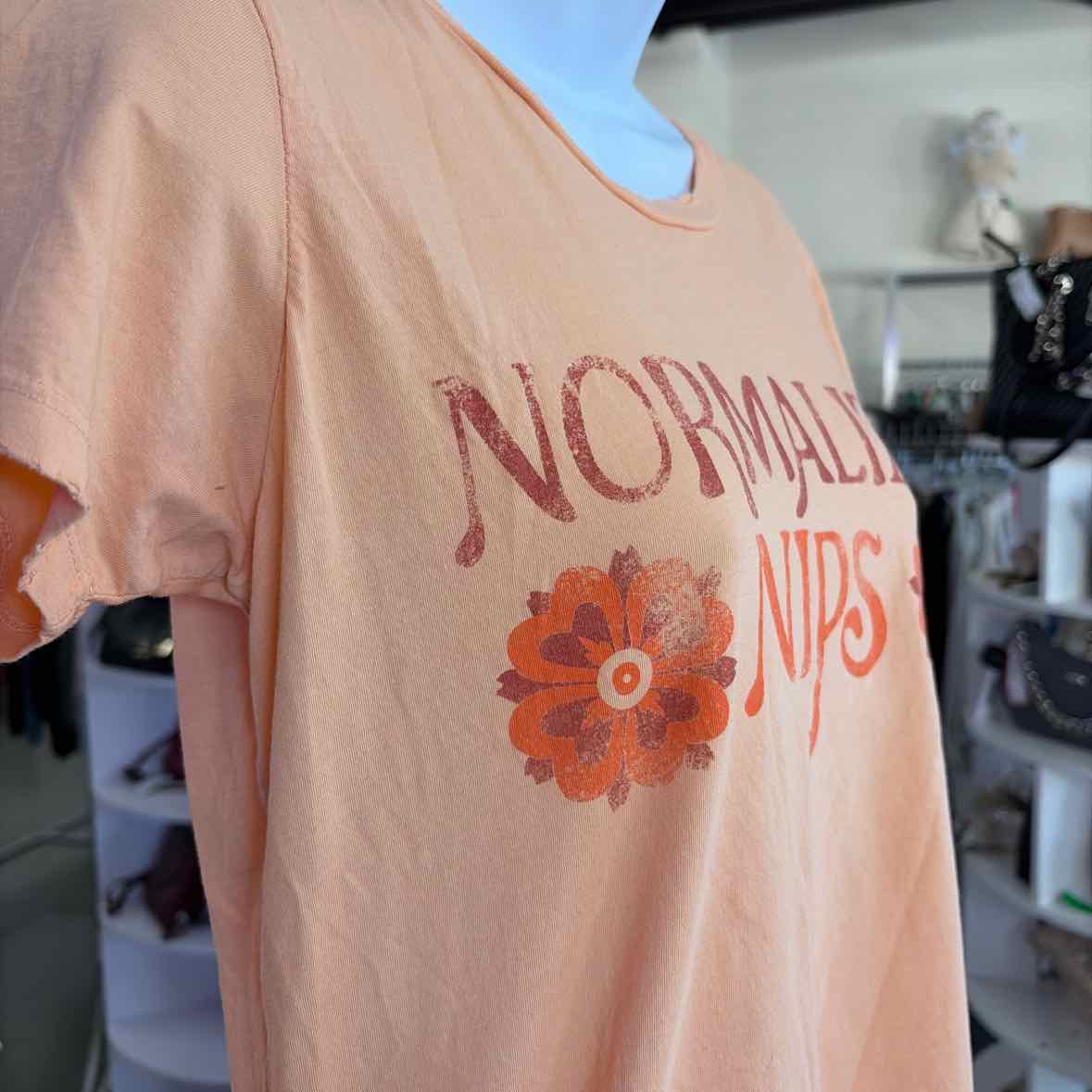 Dazy Size M Peach Preloved T-Shirt SS