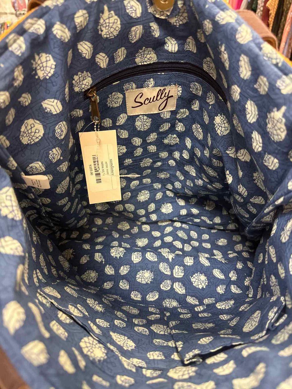 Sundance Mustard print Totes