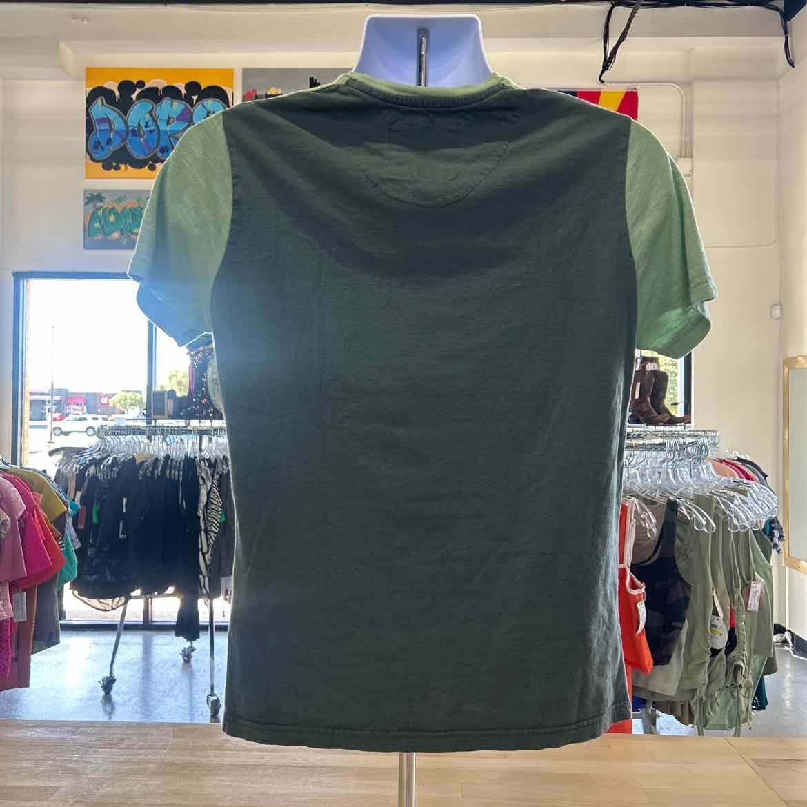 PX Size S Green Preloved MENS T-shirt