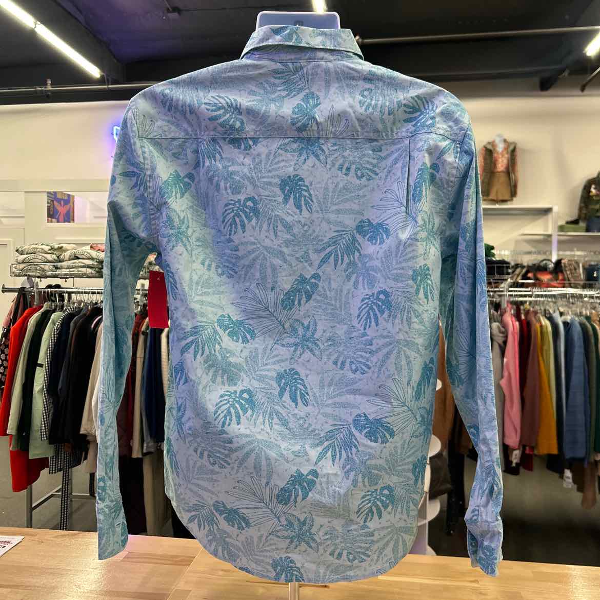 Tommy Bahama Men's Digital Palms Regular-Fit Printed Button-Down Shirt