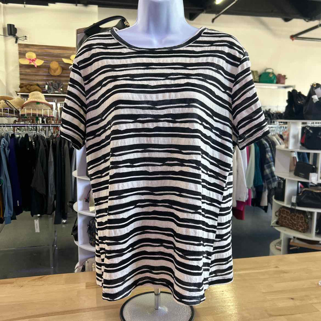 Westbound Size XL Black Blouse SS