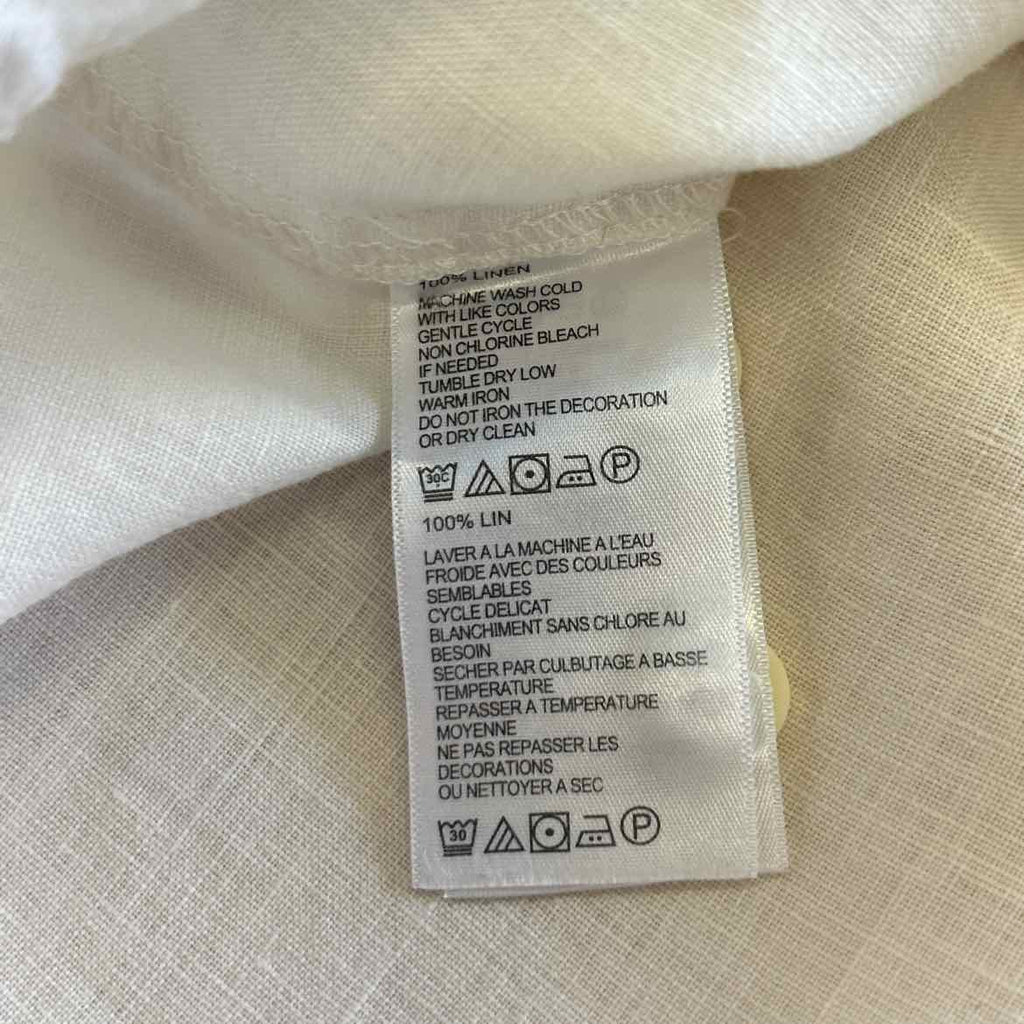 Tommy Bahama Size 1X White Preloved Button Down SS