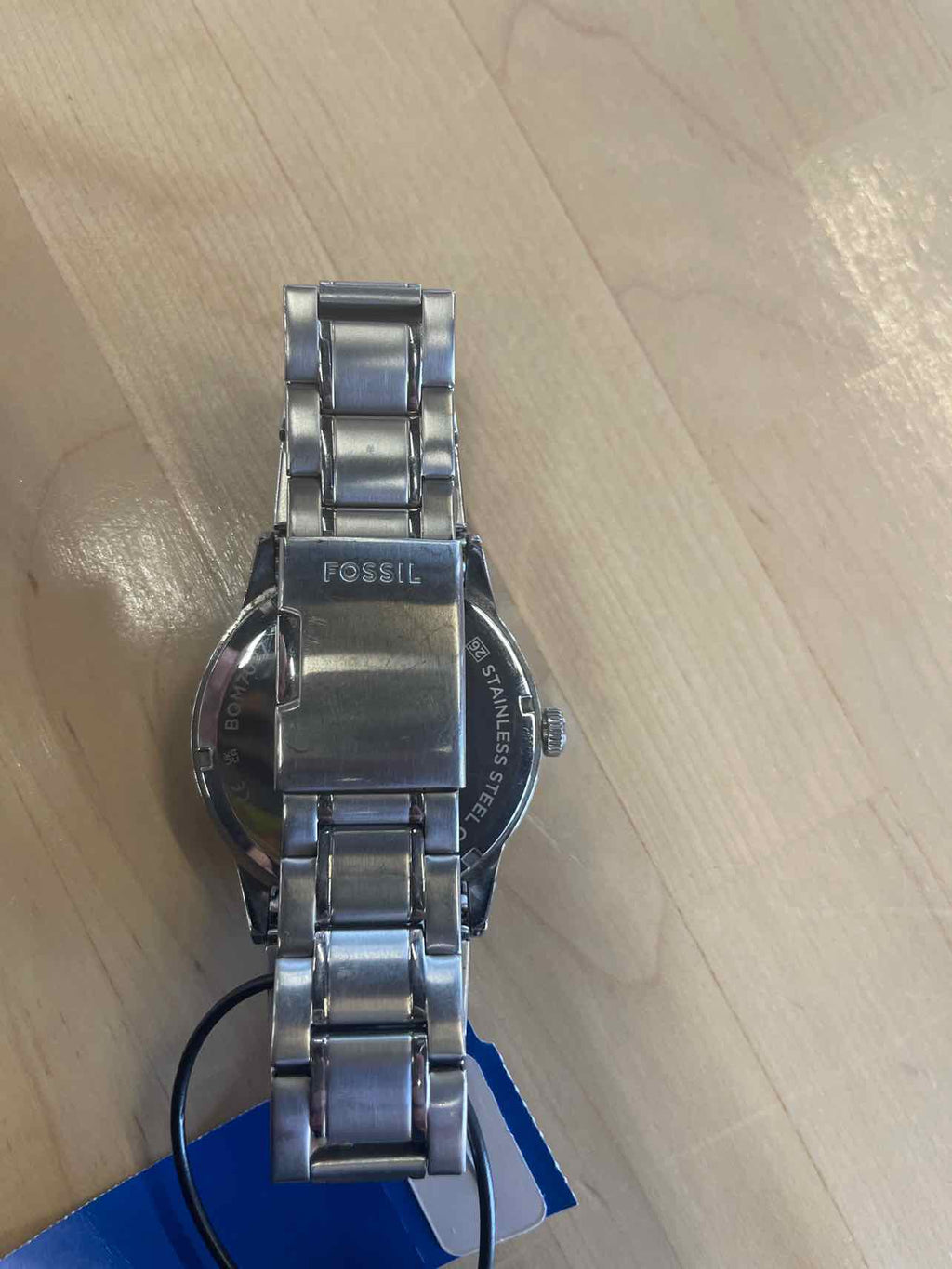 Fossil Silver & Blue watch - accessories - women's