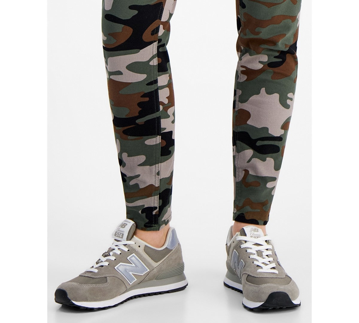 Tinseltown Juniors' Vintage Camo High-Rise Skinny Jeans