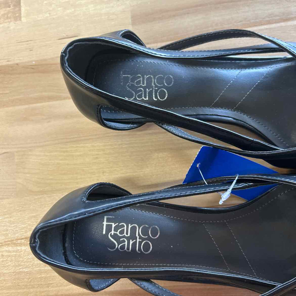 Franco Sarto Size 9.5 Black Preloved Pumps