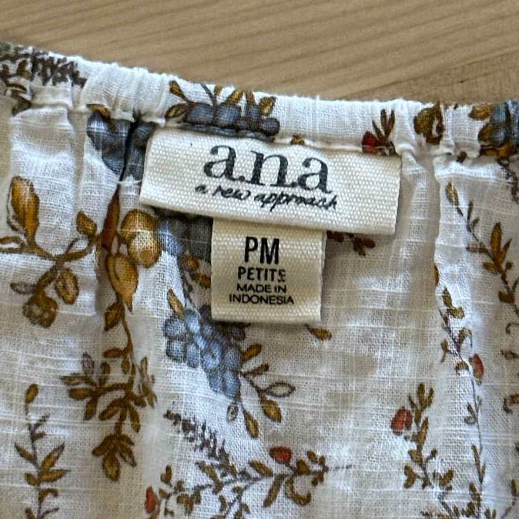 A New Approach Size PM White Blouse