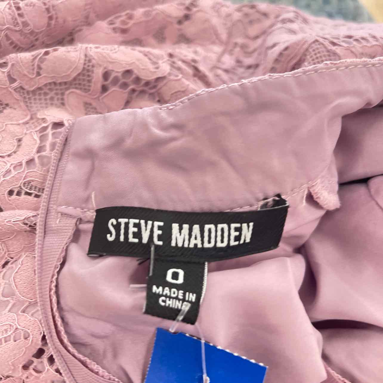 Steve Madden Size 0 Pink New Dress