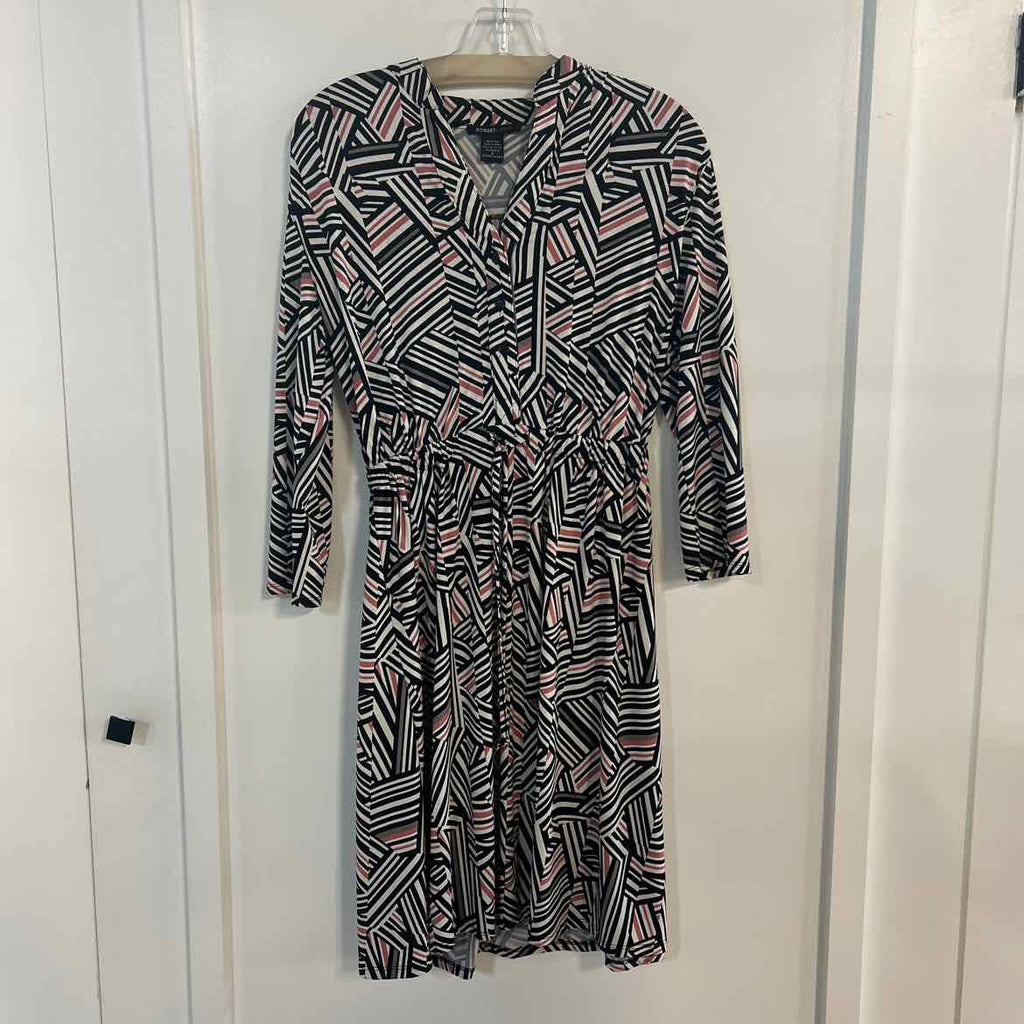 Robert Louis Size S Black Pink Preloved Dress