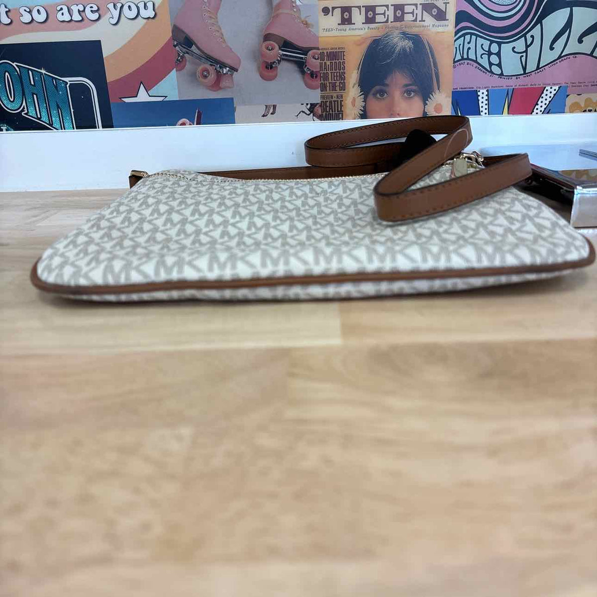 Michael Kors Tan/Cream Purse