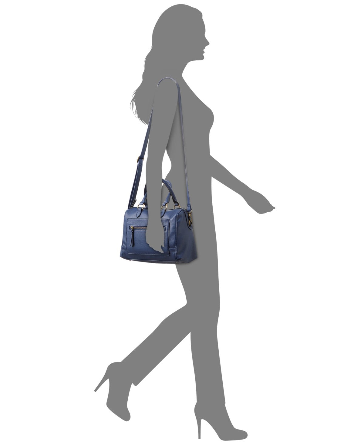 Style Co Hudsonn Satchel Navy