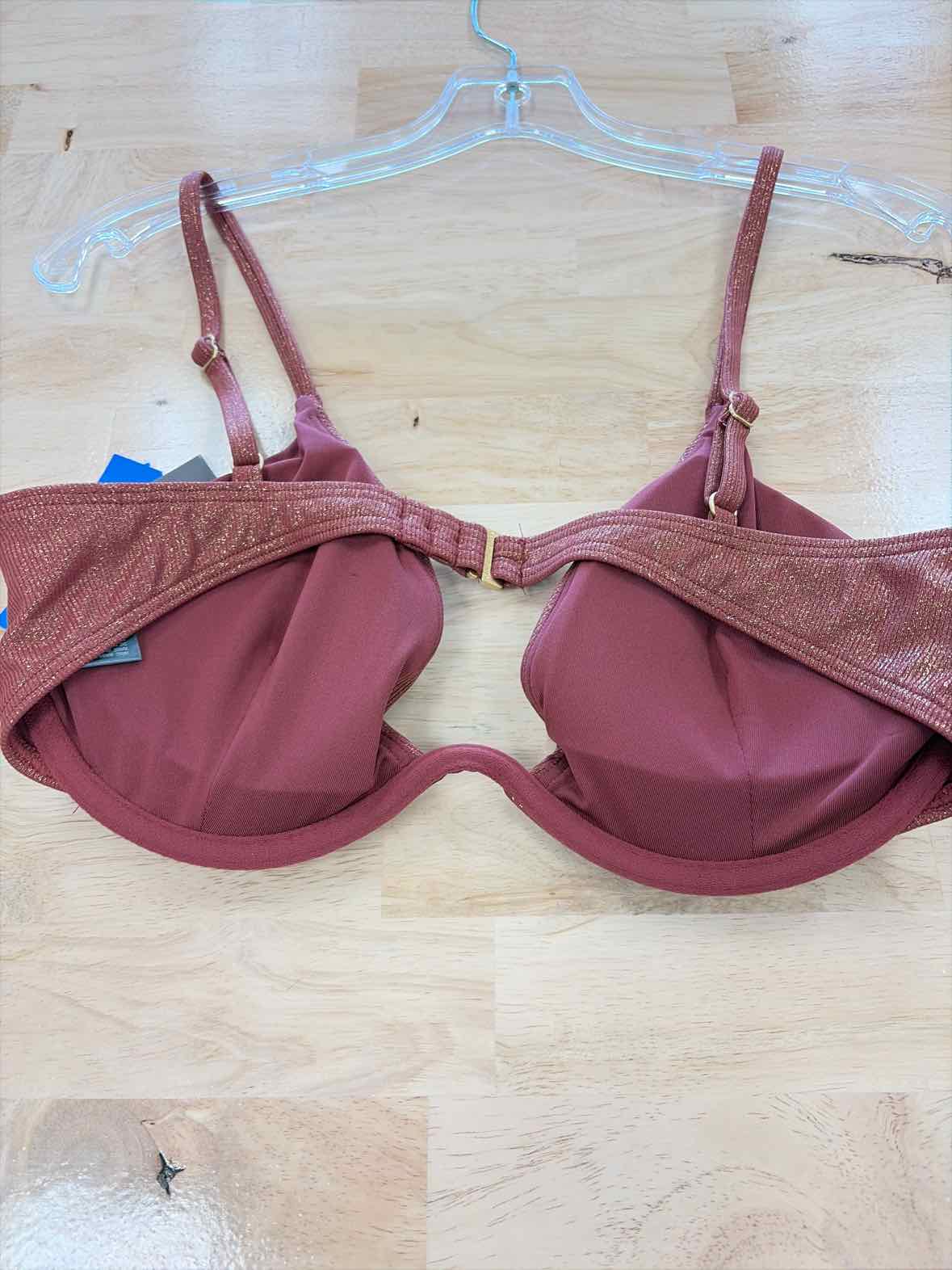 Vince Camuto Size L U Wire Bikini Top