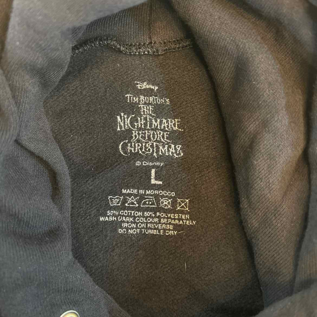 Disney Size L Black Preloved Hoodie