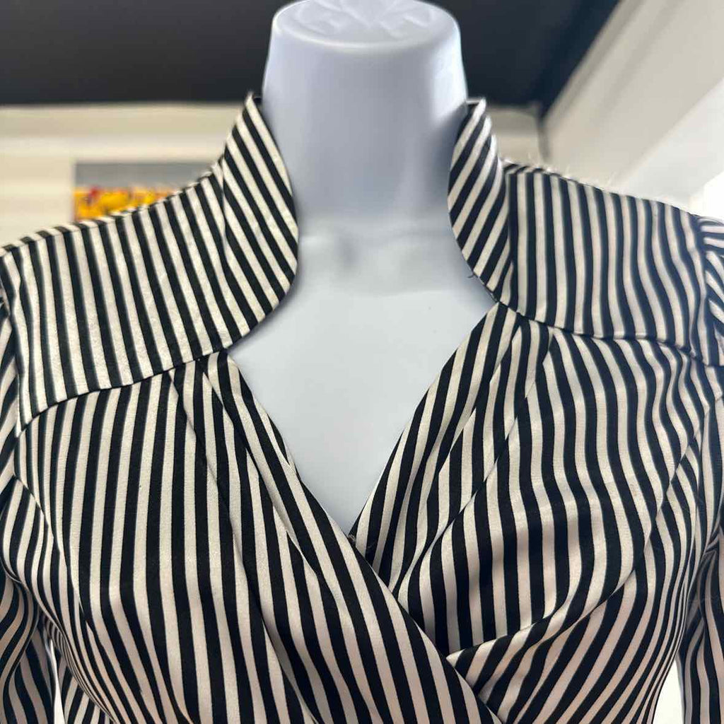 Nilika Size M Black/White Blouse