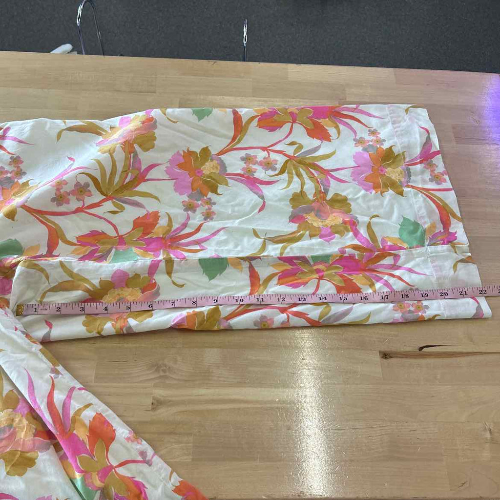 Taylor Size 10 White Pink Preloved Dress