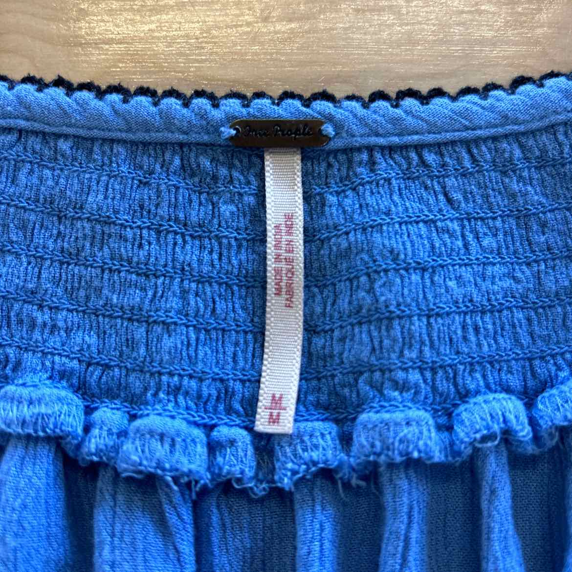 Free People Size M Blue Dress