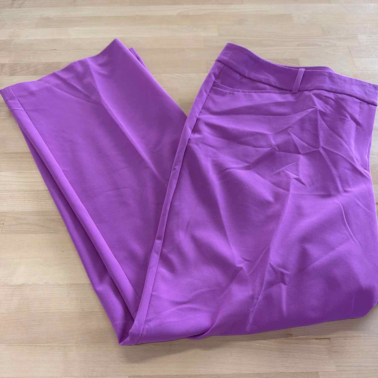 Worthington Size 18 Purple Pants