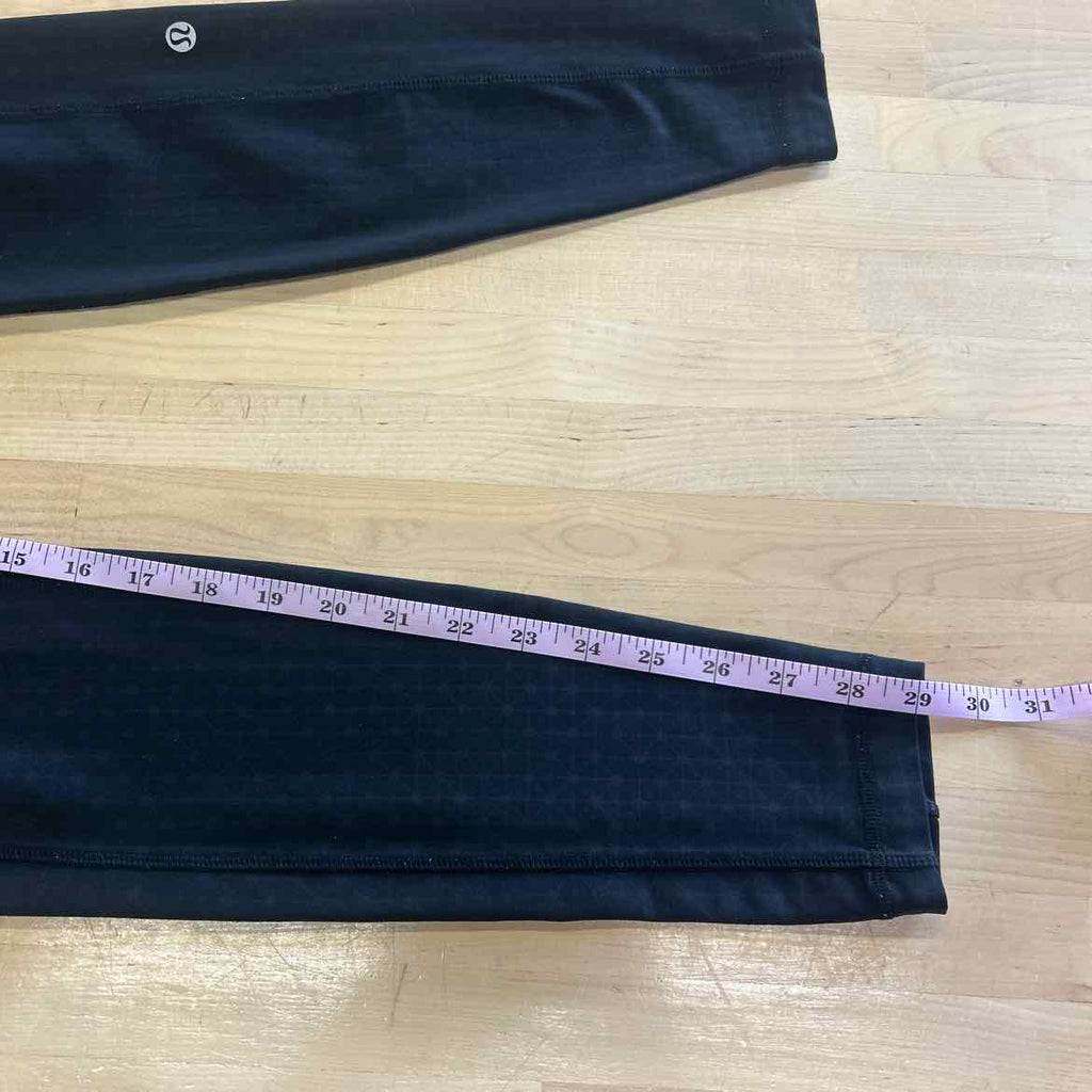 LuluLemon Size 6 Black Preloved Leggings