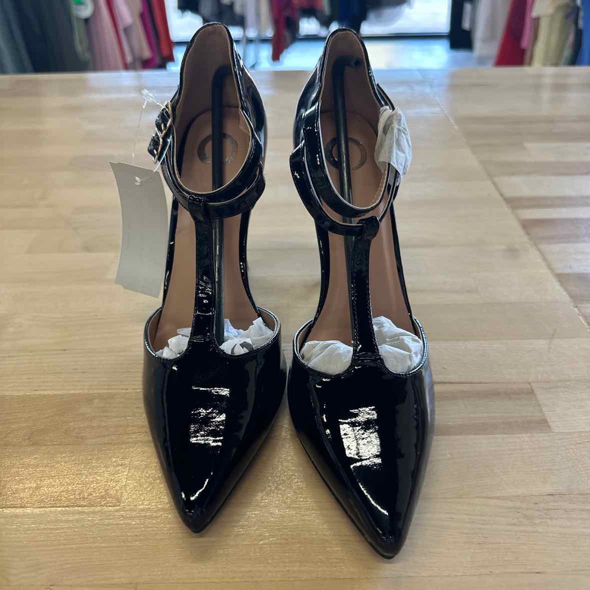 Journee Collection Shoe Size 9 Black Tru Pointed Toe High Stiletto Pumps