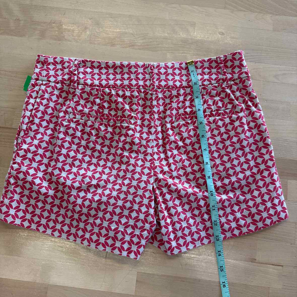 Loft Women Size 2 White Pink Black Preloved Shorts