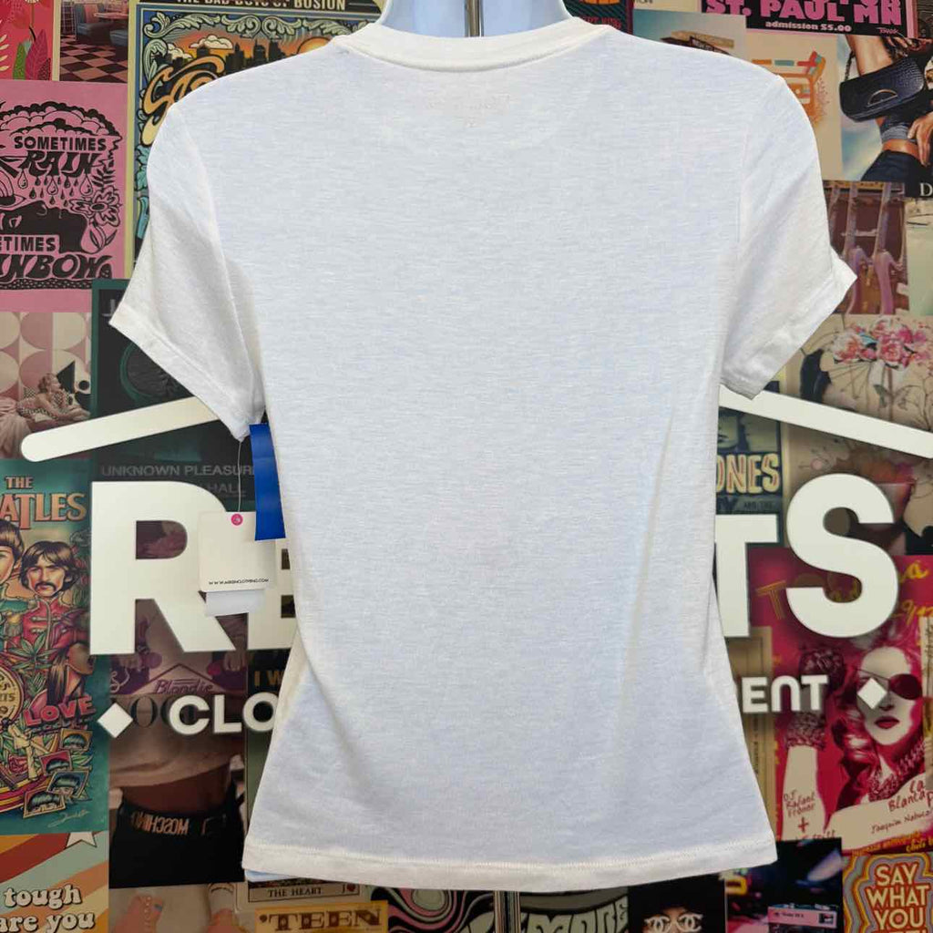 Rebellious One Size XS Lobster Graphic T-Shirt - White Lobster