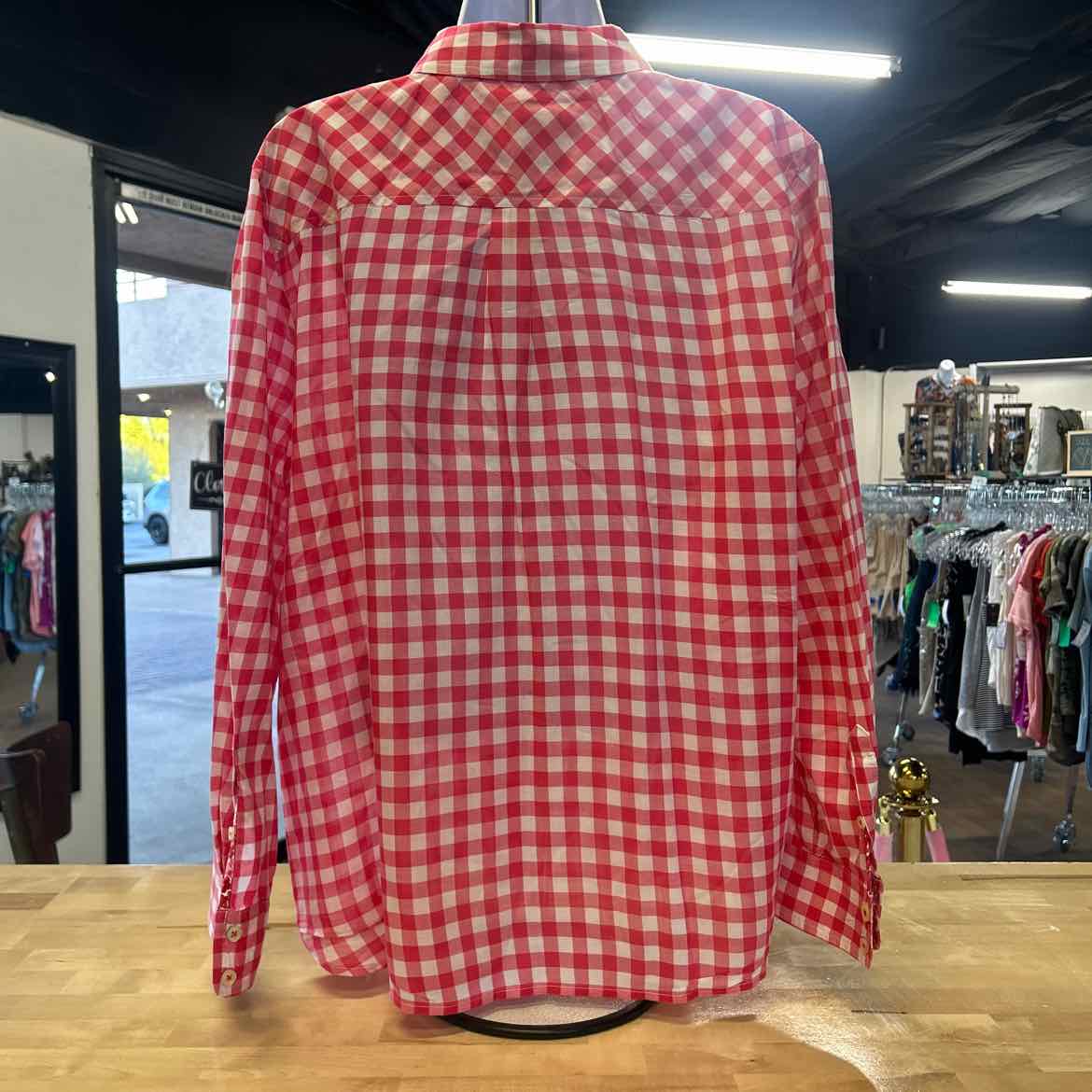 Talbots Size XLP Pink Preloved Button Down LS