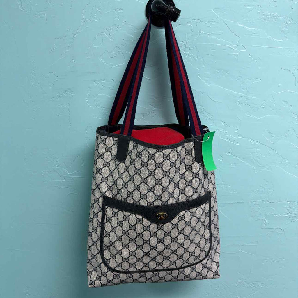 GUCCI Blue & Cream Totes
